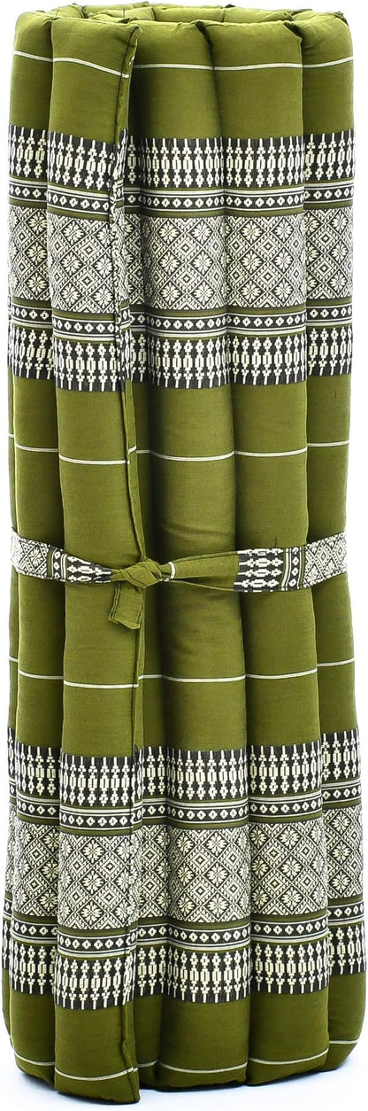 Leewadee Zabuton Seating Cushion – Square Floor Seat for Meditation Exercises, Light Yoga Mat Filled with Kapok