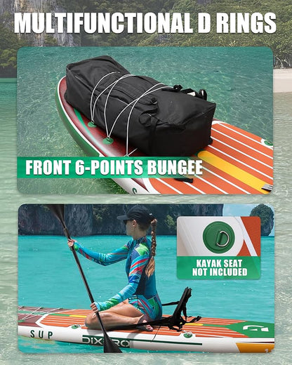 Inflatable Stand Up Paddle Board with SUP Accessories, Anti-Slip EVA Deck, 11'*33" Inflatable Paddle Boards for Adults & Youth of All Skill Levels