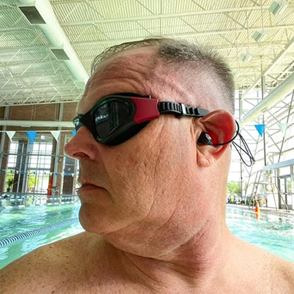 100% Waterproof SYRYN Swimbuds Flip Bundle for Swimming with Music | Enjoy Up to 2,000 Songs or 138 Hours of Audio | Drag and Drop MP3, AAC, M4a, FLAC Using PC or Mac | No Apple Music, No Spotify