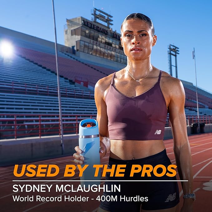 Gatorade 'Overtime' 22oz Stainless Steel Water Bottle, Straw Cap, Sage