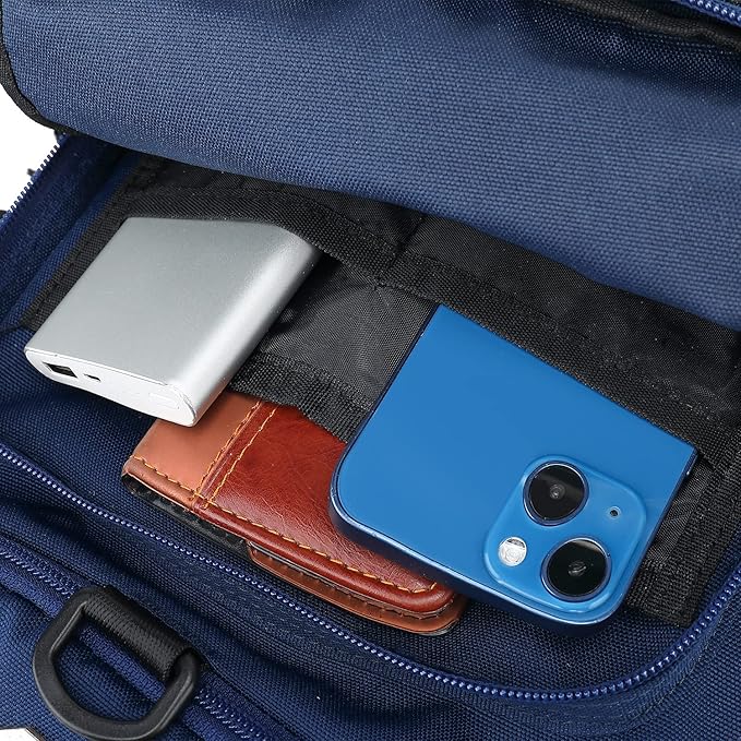 Kalesi Gym Duffle Bag Backpack 4-Way Waterproof with Shoes Compartment for travel Sport Hiking laptop (dark blue)