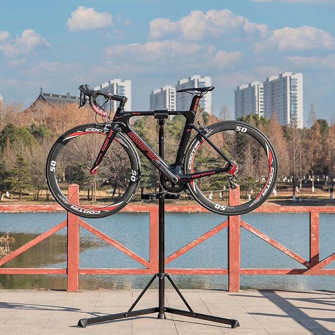 E-Bike Repair Stand (Max load 110lbs/50kg) - Bike Stand for Maintenance Workstand - Ebike Repair Stand Shop Home Mechanics for Mountain Bike and Road Bike (TB-WS51)