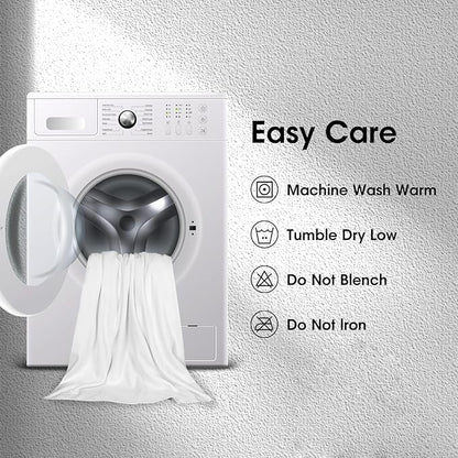 JML Microfiber Towels, Bath Towel Sets (4 Pack, 27" x 55") - Extra Large, Soft, Absorbent, Fast Drying, Multipurpose for Hair Wrap, Swimming, Fitness, Sports, Yoga -Stripe Coffee