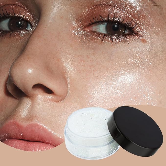 Body Glitter, Face Glitter, Hair Glitter,YGQQOY Holographic Concerts Festival Rave Chunky Glitter Gel, 12 Colors