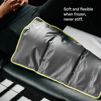 Hot & Cold Reusable Gel Packs (XL, 1 Pack) Flexible Soft Compress - Ice & Heat Therapy for Injuries, Back, Shoulder, Hip, Knee, Joint Pain, Swelling, Bruises, Post Surgery - Sport Temp