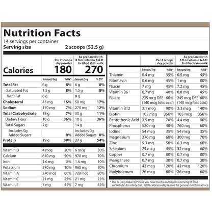 GoTrim Chocolate Protein Shakes Ready to Drink – High Protein, High Fiber, Meal Replacement, No Added Sugar, Gluten-Free, 14 Servings – Perfect for Weight Loss, Muscle Building, and Busy Lifestyles