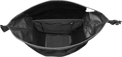 Ibera Panniers Bike Bags 30L (Pair) - Waterproof & with Quick Release/Clip-On System - Bike Saddle Bags For Rear Rack with Rain Cover & 19.8 lbs Capacity - Saddle Bag Bicycle Fits Most Racks (Black)