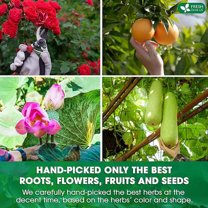 FRESHDRINKUS, 30 Packs of Oil Reducing Tea, Oil Cleansing for Liver, 10 Herbal Ingredients, Traditional Recipe Tea for Liver, 100% Natural, Easy Brewing, Steep Repeatedly (30 Packs)