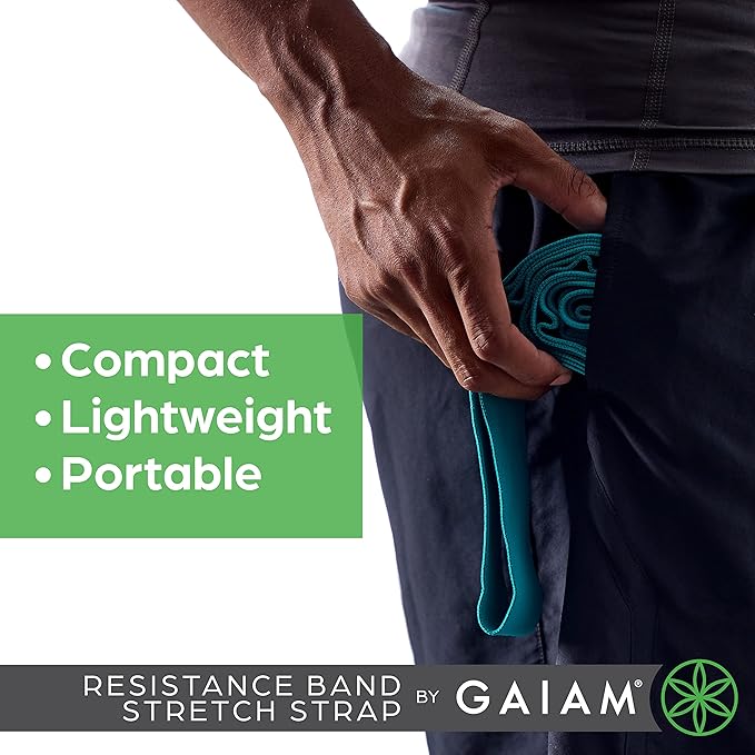 Gaiam Restore Resistance Band Stretching