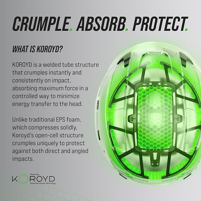 GE Safety Helmet: ANSI Type 2 Class G & E, Advanced Impact Technology, Ultra Comfortable Memory Foam, Heat Stress Reduction, Compatible with Accessories, Adjustable Size OSHA Approved