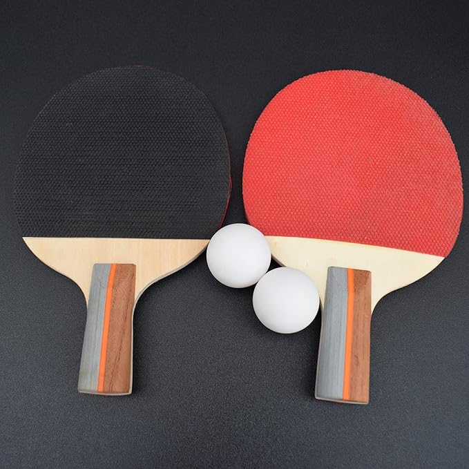 Hathaway Logan 7-ft Pool Table Combo Set with Benches - Rustic Gray with Blue Felt, Barnwood