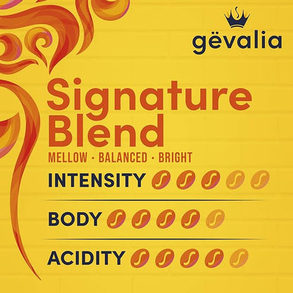 Gevalia Signature Blend Mild Light Roast K-Cup® Coffee Pods (72 Pods, 6 Boxes of 12)