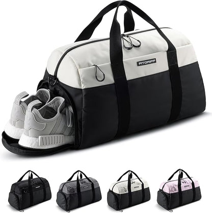 Fitgriff® Gym Bag V2 for Men and Women with Shoe & Wet Compartment - Duffle Bag for Travel, Sports, Fitness and Workout