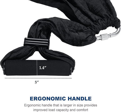 ZELUS Aerial Yoga Swing Sling Strong Yoga Hammock Kit Set Trapeze Inversion Equipment Include 2 Extensions Straps and Ceiling Mounting Kit