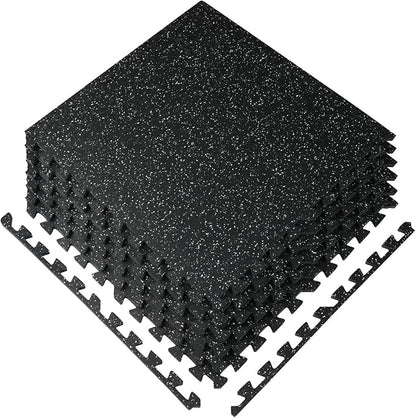 0.56 Inch Thick 24 Sq Ft Gym Flooring 6 Tiles