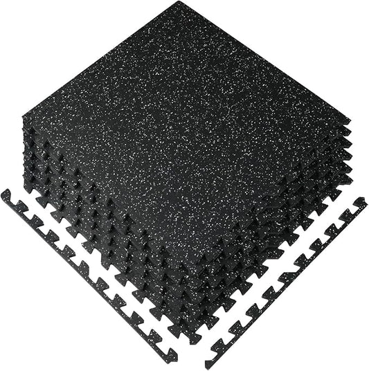 0.56 Inch Thick 24 Sq Ft Gym Flooring 6 Tiles