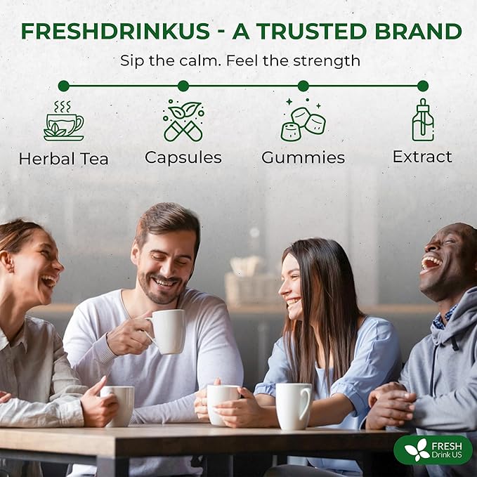 FreshDrinkUS, Oil-Reducing Herbal Tea – 75 Tea Bags | Blend of Winter Melon, Lotus Leaf, Ginger, Hawthorn, Gardenia Fruit, Rose, Cassia Seed & More | Naturally Caffeine-Free | Delicious Hot or Iced