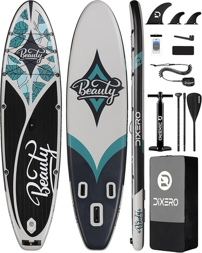 Inflatable Stand Up Paddle Board with SUP Accessories, Anti-Slip EVA Deck, 11'*33" Inflatable Paddle Boards for Adults & Youth of All Skill Levels