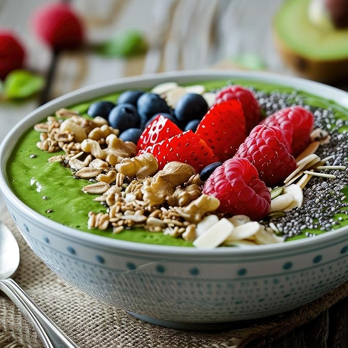 Kuli Kuli Green Power [6 oz] - Super Greens Powder - Nutrient Dense Moringa, Wheatgrass, Broccoli & Barley Grass Blend - 100% Plant Based Organic Superfood Posder Sourced from Remote Farms