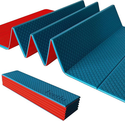 Foldable Yoga Exercise Mat – Lightweight, Anti-Slip, and Easy to Store for Yoga, Pilates, Home Workouts, and Floor Exercises