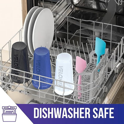 '-6 PACK- 28 oz Protein Shaker Bottle for Protein Mixes - 6x Wire Whisk | Leak Proof Shaker Cups for Protein Shakes | Protein Shaker Bottle Pack | Protein Shake Cup (Elemental Mix)