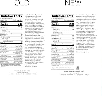 IsaLean Protein Shake - Complete Superfood Meal Replacement for Maintaining Healthy Weight and Lean Muscle Growth with 24 Vitamins and Minerals - 28.6 oz - 14 Meal Canister (Creamy French Vanilla)