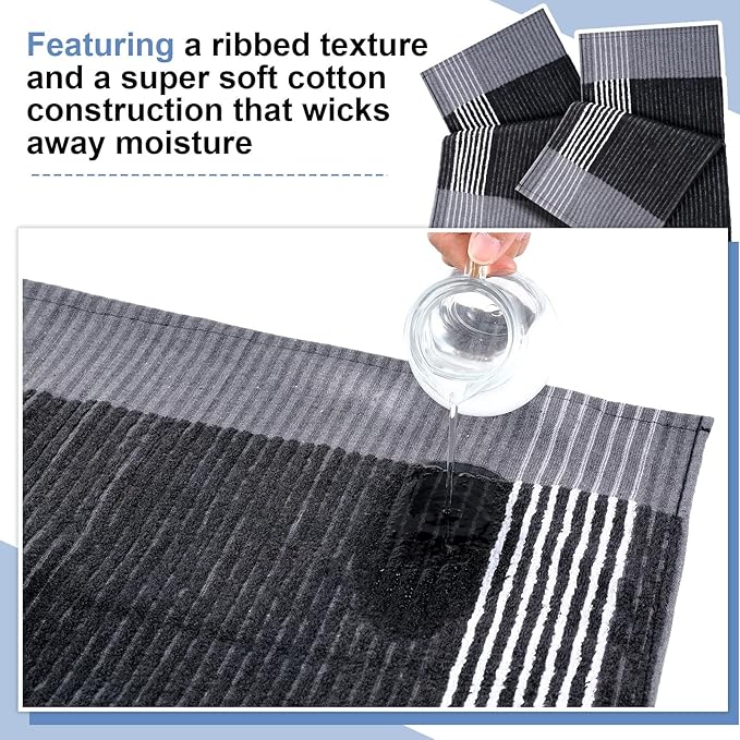 Mixweer Caddy Golf Towel 22" x 42" Large Caddy Towel Camping Sport Towels Cotton Soft Towels for Man Golf Lovers