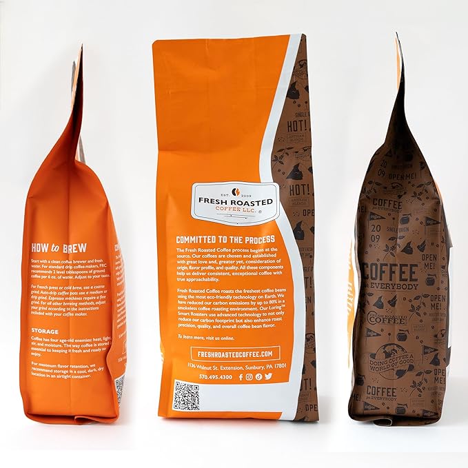 Fresh Roasted Coffee, Octane, 2 lb (32 oz), Dark Roast, Kosher, Whole Bean