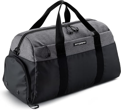 Fitgriff® Gym Bag V2 for Men and Women with Shoe & Wet Compartment - Duffle Bag for Travel, Sports, Fitness and Workout