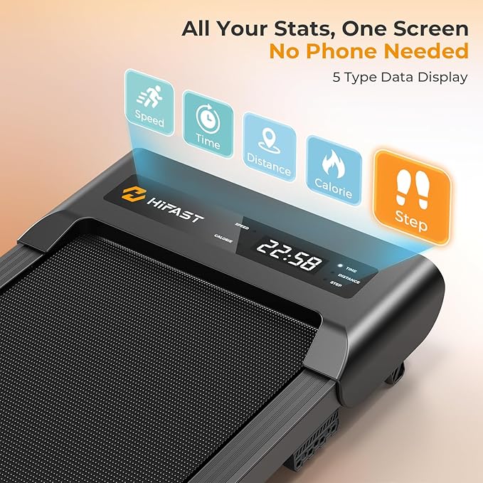 Walking Pad Treadmill, 3 in 1 Foldable Under Desk Treadmills for Home Office, Small Walking Pad with Incline Handle Bar, 300lbs Capacity 2.5HP Portable Running Machine with APP Remote Control