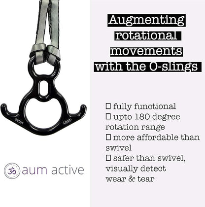 Aerial Silks Starter Kit - Durable 9 Yards of Aerial Yoga Hammock with Hardware & Guide - Aerial Swing for Acrobatic Flying Yoga & All Levels (Aerial Rigging Point Up to 13ft)