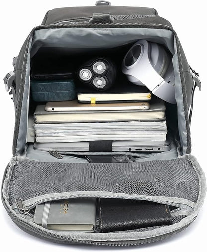 Kalesi Gym Duffle Bag Backpack 4-Way Waterproof with Shoes Compartment for travel Sport Hiking laptop (gray)