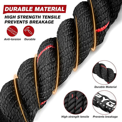 HPYGN Jump Rope, Weighted Jump Rope for Men women, 2.8lb 3.8lb 5lb Heavy Skipping Rope for Exercise, Adult Jumpropes for Home Workout, Improve Strength and Building Muscle,Total Body Workout Equipment