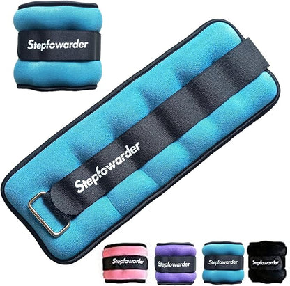 1-4 Lbs Ankle Weights Pair Set with Adjustable