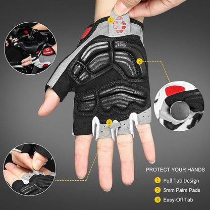 INBIKE 5mm Padded Half Finger Bike Bicycle Cycling Gloves
