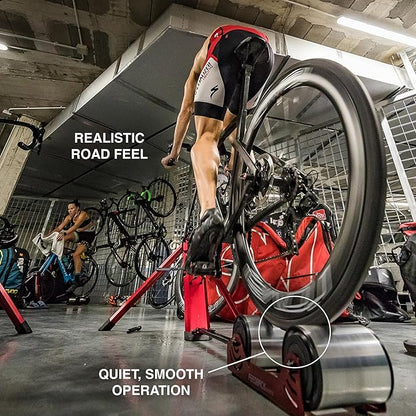 FEEDBACK SPORTS | Omnium Lightweight and Portable Bike Trainer | for 16” to 29” Wheels | Travel Bag Included