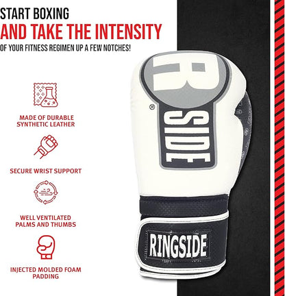 Ringside Apex Bag Gloves, IMF-Tech Boxing Gloves with Secure Wrist Support, Synthetic Boxing Gloves for Men and Women