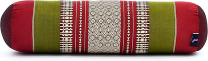 Leewadee Small Yoga Bolster – Shape-Retaining Cervical Neck Roll, Tube Pillow for Comfortable Reading, Kapok Filling, 22 x 6 x 6 inches