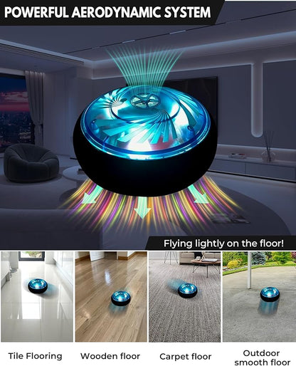 Hockey Stick Handling Trainer – Adjustable Hockey Training Equipment Set with Hover Soccer Ball, Mini Goal & Sticks – Improve Skills & Coordination for Kids & Teens