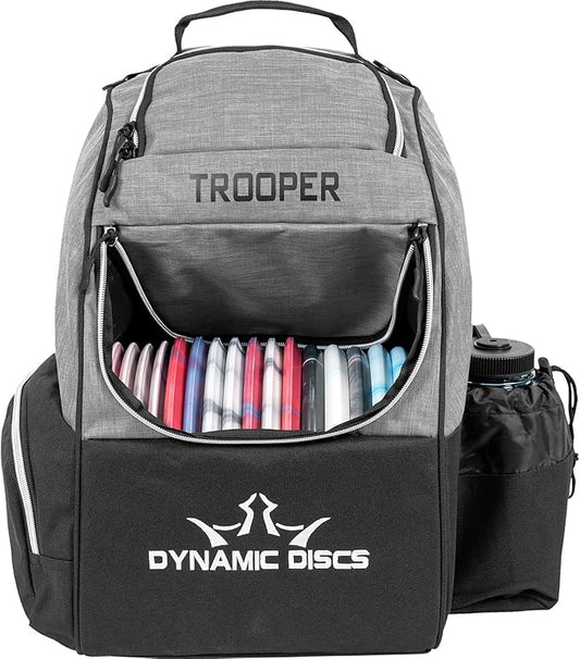 Dynamic Discs Trooper Disc Golf Bag | Large Frisbee Bags with 18+ Discs Capacity | Lightweight & Durable Backpack | Great Gifts or Disc Golf Accessories for Men | Ideal for Beginners & Pro Players