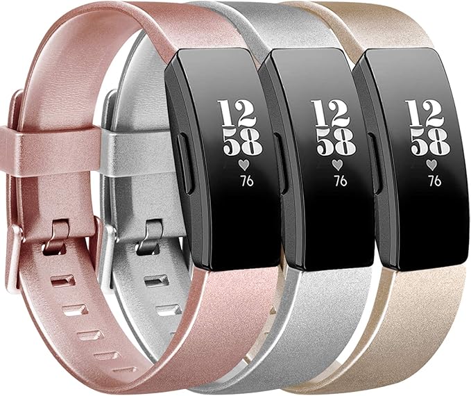 Tobfit Sport Bands Compatible with Fitbit Inspire HR/Inspire/Ace 2 Fitness Tracker Accessories Strap for Women Men, Small Large