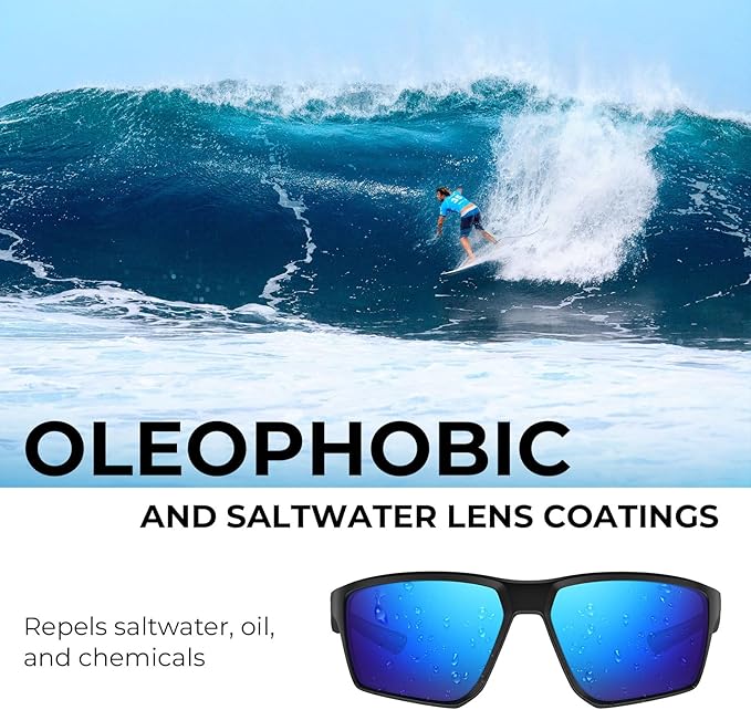 KastKing Osage Polarized Sport Sunglasses for Men and Women, Ideal for Driving Fishing Cycling Running, UV Protection