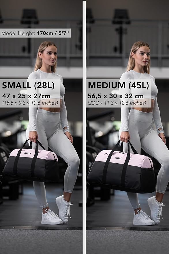 Fitgriff® Gym Bag V2 for Men and Women with Shoe & Wet Compartment - Duffle Bag for Travel, Sports, Fitness and Workout