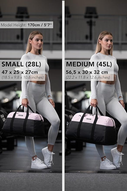 Fitgriff® Gym Bag V2 for Men and Women with Shoe & Wet Compartment - Duffle Bag for Travel, Sports, Fitness and Workout