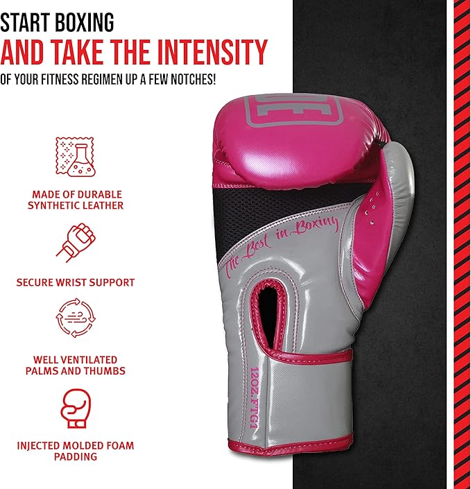 Ringside Apex Bag Gloves, IMF-Tech Boxing Gloves with Secure Wrist Support, Synthetic Boxing Gloves for Men and Women