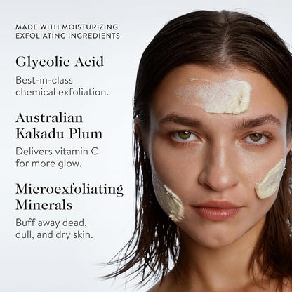 goop Beauty Microderm Exfoliator | Microdermabrasion Scrub to Smooth Textured Skin | Physical & Chemical Exfoliant | Micro-Exfoliating Minerals & Glycolic Acid | 0.5 fl oz