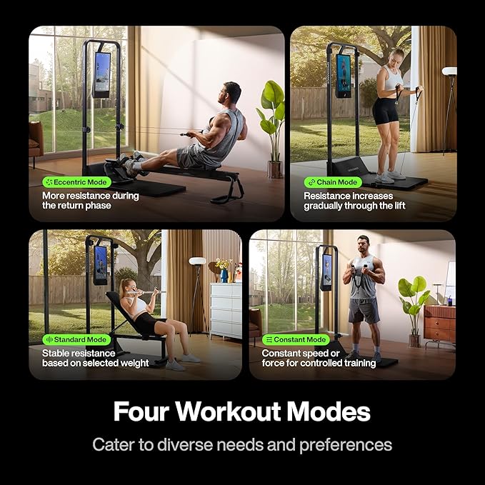 Home Gym, Smart AI-Powered Multi-Functional Smith Machine for Full Body Strength Training, All-in-one Gym Equipment, Digital Weight System, Workout Station, Squat Rack, Gym Monster 2