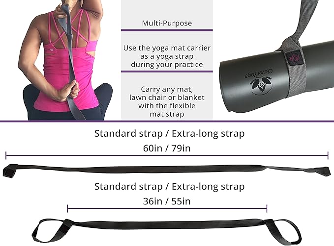 Clever Yoga Mat Carrier Strap sling