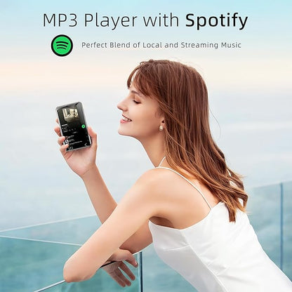 G7 MP3 Player with Bluetooth and WiFi- MP4 Player with Spotify and Camera, Android MP3 Player, Touchscreen 144GB MP4 Music Player with Speaker,Support YouTube, Audible