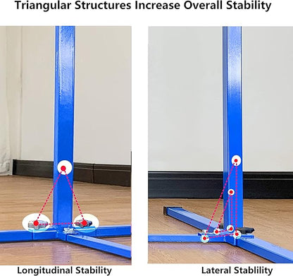 4FT/5FT Gymnastic Bar Set Gymnastics Horizontal Bar Gymnastics Kip Bar for Kids Home Use